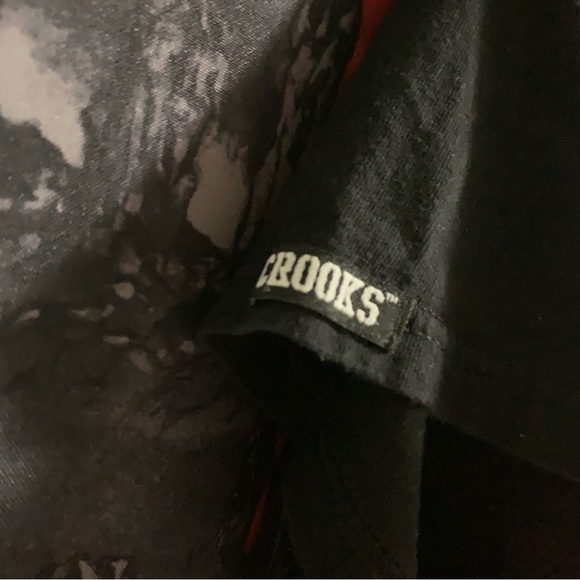 Crooks & Castles Black T-Shirt | Small - Picture 4 of 5